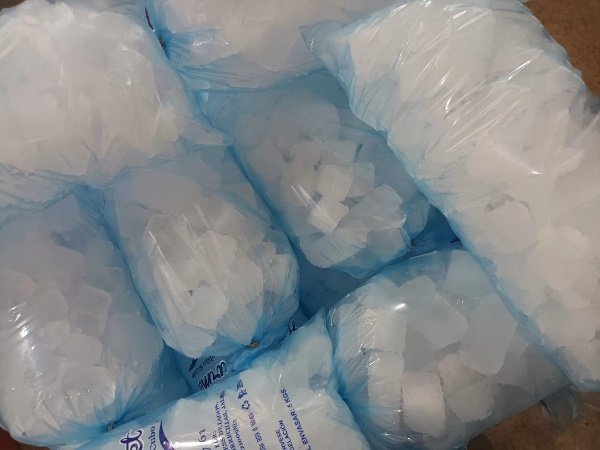 Hielo embolsado