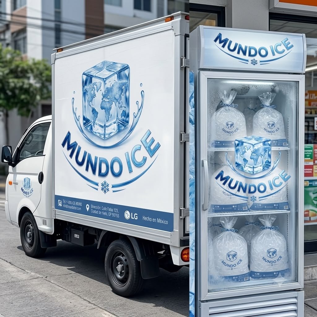 Ejemplo visual de distribución Mundo Ice